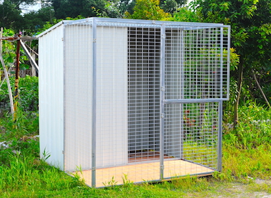 6x6ft Steel Aviary & Shed