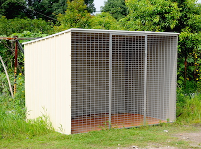 8.5x6ft Mesh Shed & Dog Kennels