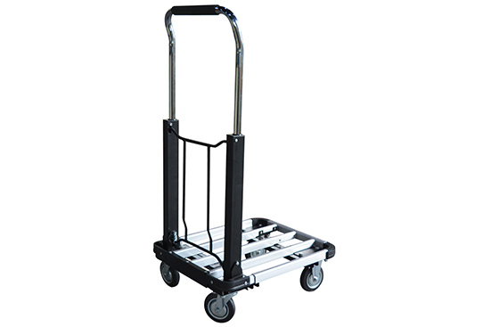 Folding Platform Truck with Telescopic Aluminum Deck