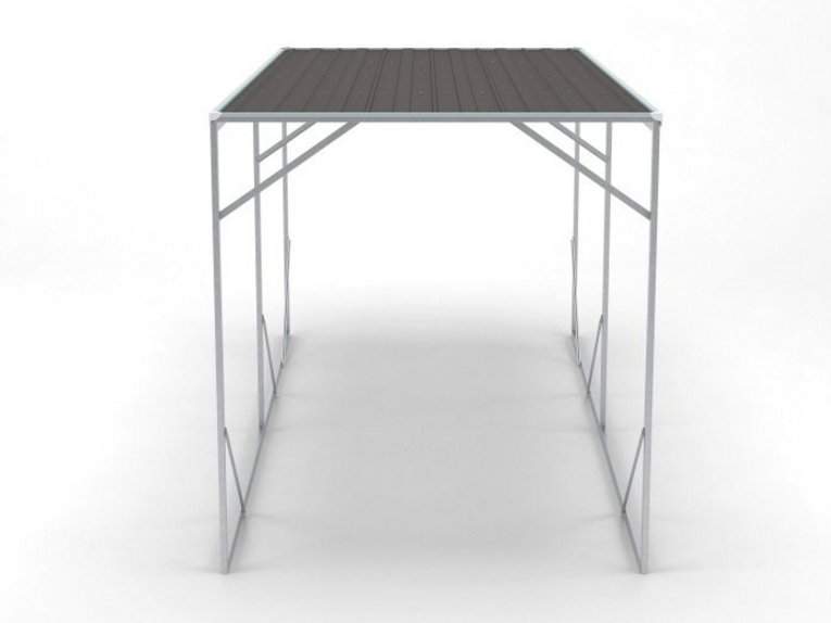 SC3560,12 x 20ft Flat Roof Shelter,Park 1 car