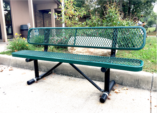 Expanded, Bench with backrest, 72inch for sale