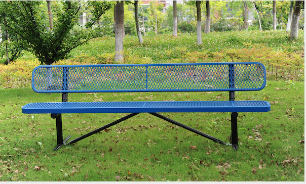 Expanded, Bench with backrest, 96inch for sale 