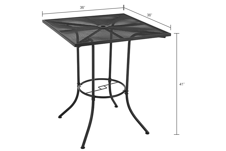 36” Square Table 41”H for sale 