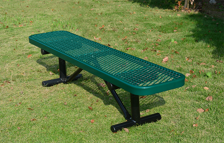 72" expanded outdoor bench