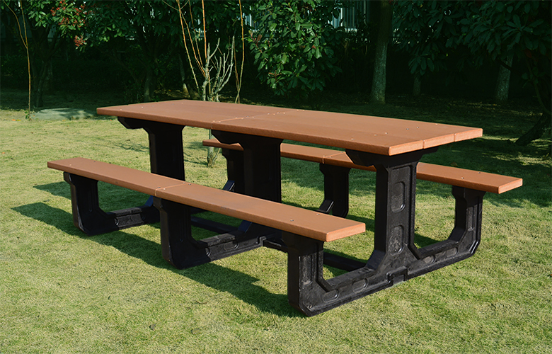 96" Rectangular Picnic table, Recycled Plastic