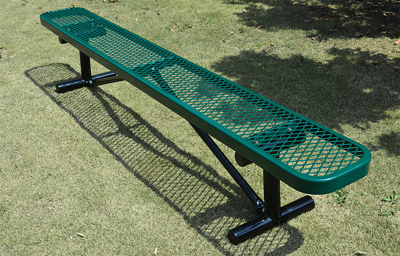 96" expanded outdoor bench