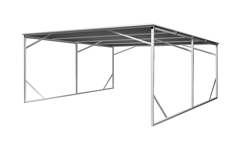 20 x 20ft Slope Roof Shelter,Park 2 Car